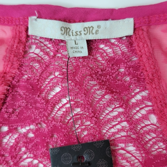 Miss Me Lace Top Size Large - NWT - Picture 7 of 10